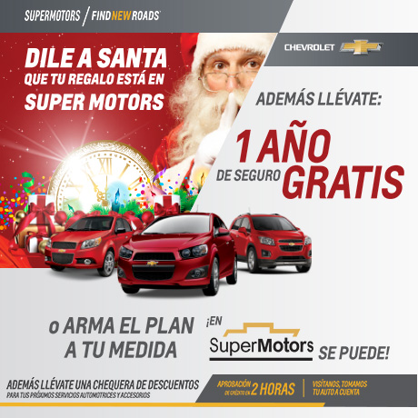 Regalo de Navidad en Chevrolet Super Motors