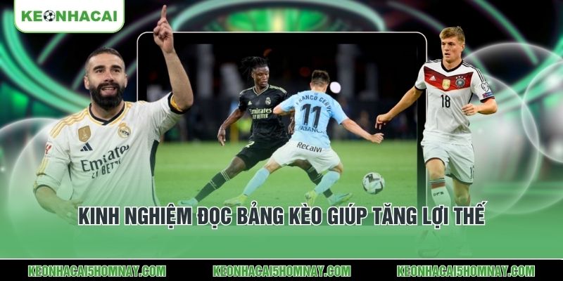 Kinh nghiệm đọc bảng kèo giúp tăng lợi thế