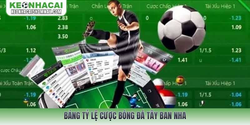 Bảng tỷ lệ cược bóng đá Tây Ban Nha